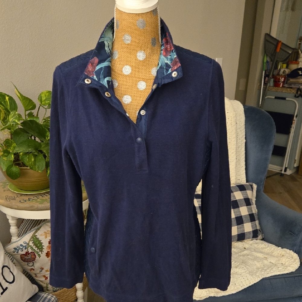 Tommy Bahama Aruba Quilted Snap Sweatshirt